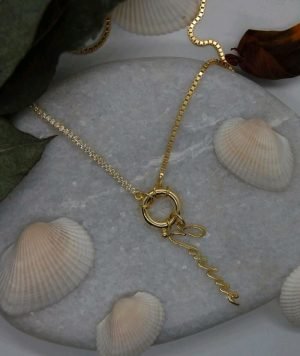 Chain design Iced Signatur Namenskette sterlingsilber 925