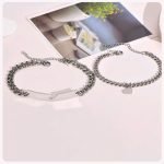 Partnerarmband edehlstahl wunschgravur