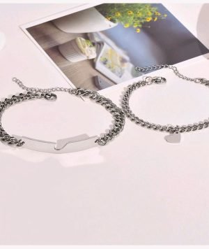 Partnerarmband edehlstahl wunschgravur