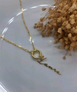 Chain Signatur Namenskette sterlingsilber 925