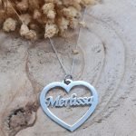 Herznamenskette sterlingsilber 925