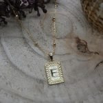 Iced Buchstabe Sterlingsilber 925