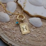 Chain Desing Iced Buchstabe Mit Nazar