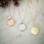 Plättchenkette mit Steinchenrahmen sterlingsilber 925