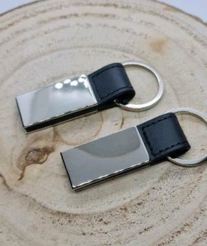 1 Schlüsselanhänger edehlstahl mit Wunschgravur
