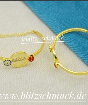 Kinderarmband sterlingsilber vergoldet