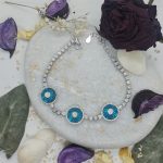Auge, nazar armband sterlingsilber 925