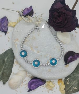 Auge, nazar armband sterlingsilber 925