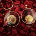 Anhänger mit Schlangenkette echt Gold 14k 585