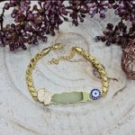 Babyarmband sterlingsilber vergoldet 925