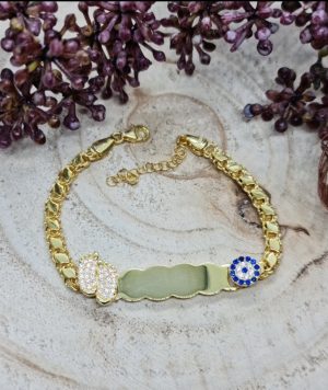 Babyarmband sterlingsilber vergoldet 925