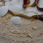 Figaro Zirkonia armkette mit Buchstabe