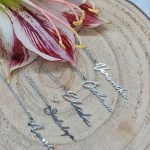 Signatur namenskette sterlingsilber 925