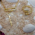 Pin Signatur namenskette mit Ring sterlingsilber 925