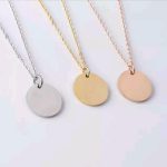 Gravurplatte anhängerkette sterlingsilber 925