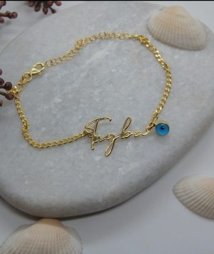 Signatur namensarmkette sterlingsilber 925