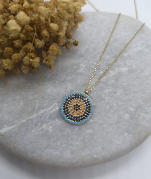 Gold Halskette 14K (585)Nazar desing