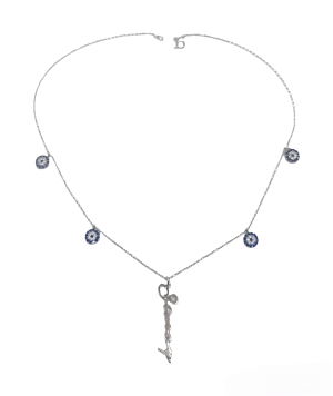 Elegante Nazar-Halskette mit Namen