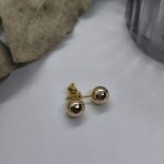 14K Gold-585 Kugelohrstecker