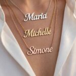 Personalisierte Namenskette sterlingsilber 925